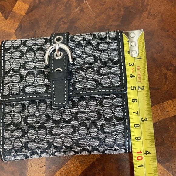Coach Black and Gray Wallet Authentic New - Picture 6 of 6